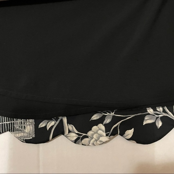 Talbots Birdcage Floral Print knee length skirt, bow belted A-line skirt… - Picture 11 of 13